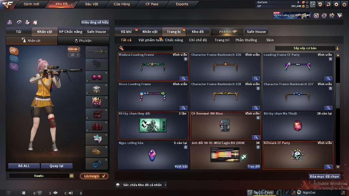 shop acc cf uy tin gia re